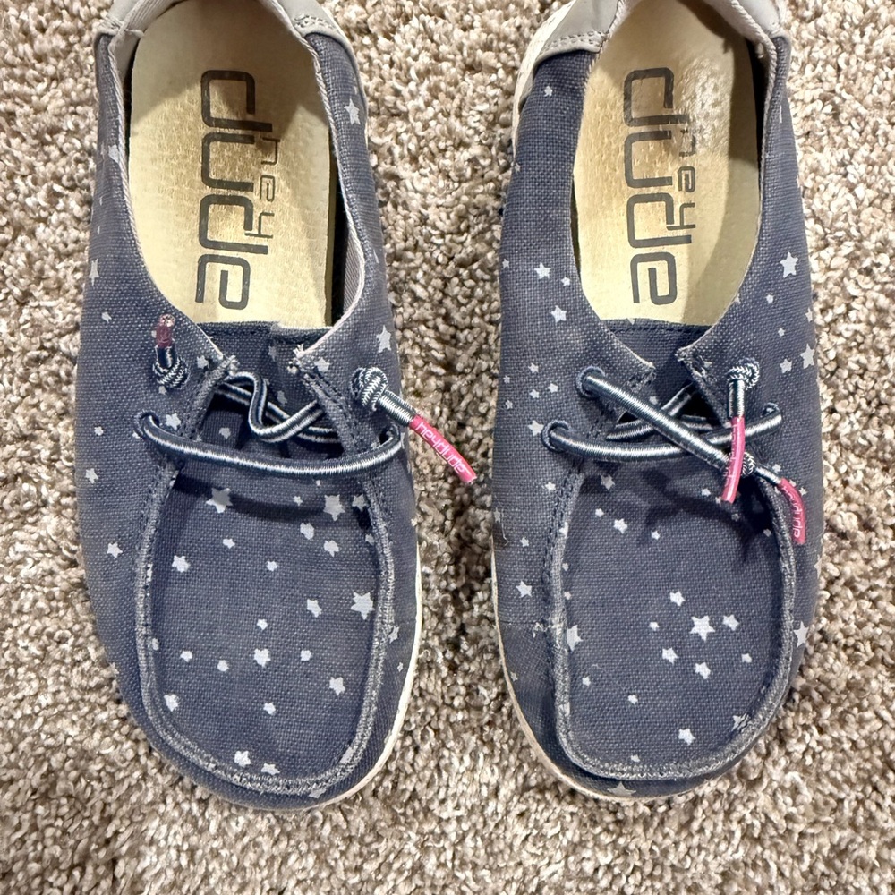 Hey Dude Kids Starry Blue Moccasins